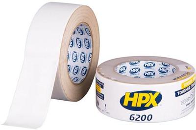 HPX Producten/duct tape reparatietape wit 48mm x 25m HPX Producten/duct tape reparatietape wit 48mm x 25m