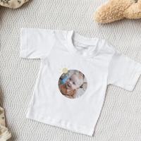 Baby shirt bedrukken - Korte mouw - Wit - 86/92 - thumbnail