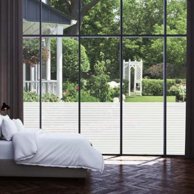 VidaXL Raamfolie strepenpatroon mat 0,9x100 m pvc