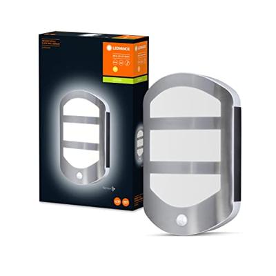 LEDVANCE Endura Style Plate Sensor 4058075477872 LED-buitenlamp met bewegingsmelder (wand) LED 12.50 W Staal LEDVANCE Endura Style Plate Sensor 4058075477872 LED-buitenlamp met bewegingsmelder (wand) LED 12.50 W Staal
