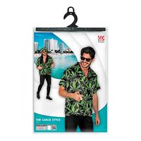 Blouse met Cannabis Print - thumbnail