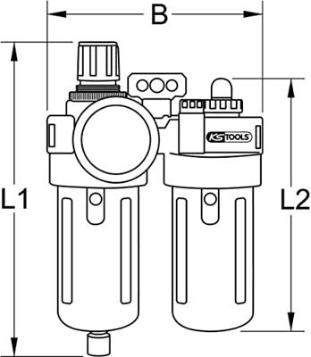 KS Tools 515.3356 Pneumatische onderhoudsunit