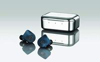 Master & Dynamic MW07SB True Wireless hoofdtelefoon, 3,5 uur batterijduur per lading, edelmetalen oplaadcase, IPX4, staalblauw - thumbnail