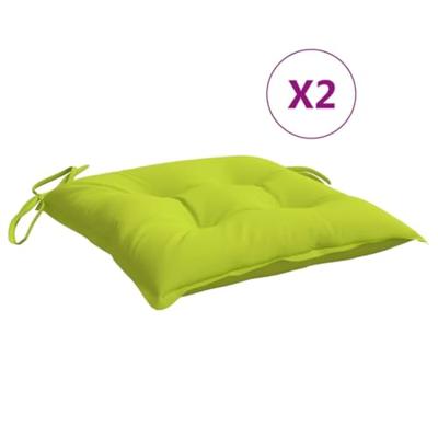 VidaXL Palletkussens 2 st 50x50x7 cm oxford stof felgroen - thumbnail