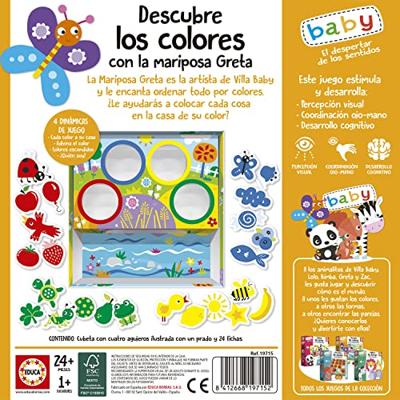 Educatief Spel Educa Descubre los Colores con La Mariposa Greta (ES)