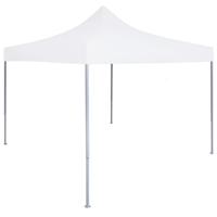 Partytent professioneel inklapbaar 2x2 m staal wit - thumbnail
