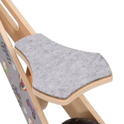 VidaXL Loopfiets voor kinderen grijs met print