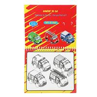 Toi-Toys Creativity kleuren met water voertuig met stift - thumbnail