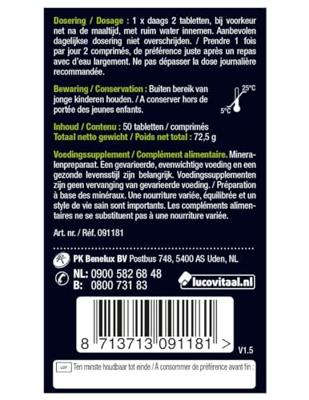 Lucovitaal Zuur-Base In Balans Tabletten - thumbnail