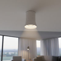 Lyora PlafondlampAku grijs - 9919111 - thumbnail