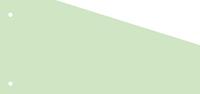 Kangaro 07070-01-TR Scheidingsstrook 2-gaats Trapezium 180gr RC Groen - thumbnail
