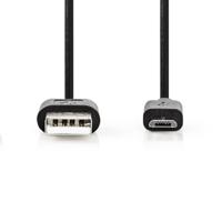 USB 2.0-Kabel | A Male - Micro-B Male | 5,0 m | Zwart - thumbnail