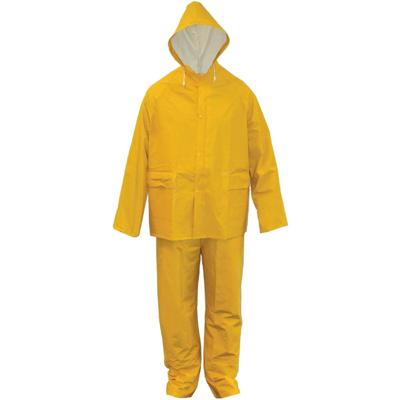 Regenpak - PVC rayon - geel - XL