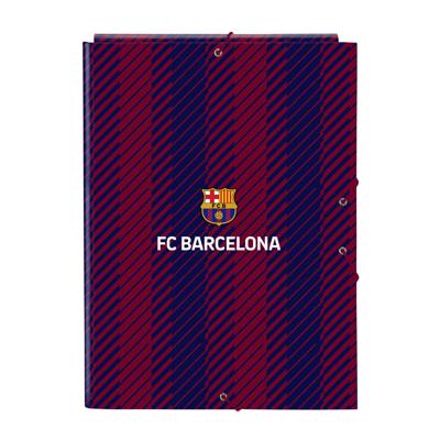 Organiser Map F.C. Barcelona 24/25 Kastanjebruin Marineblauw A4 26 x 33.5 x 2.5 cm