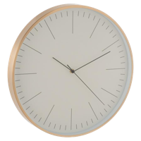 J-Line Klok Aluminium Goud - thumbnail