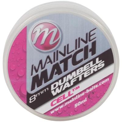 Mainline Match Dumbell Wafters 8mm White Cell