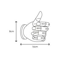 Home sweet home girl snoerhouder hand hout - thumbnail