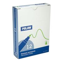 Permanente markeerstift Milan Groen PVC 12 Stuks (Ø 4 mm) - thumbnail