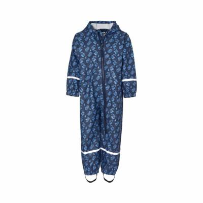 Playshoes regenpak overall Bouwwagens Marine-104
