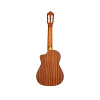Ortega RQ38 Requinto Series Pro Natural 1/2-formaat klassieke gitaar met gigbag - thumbnail