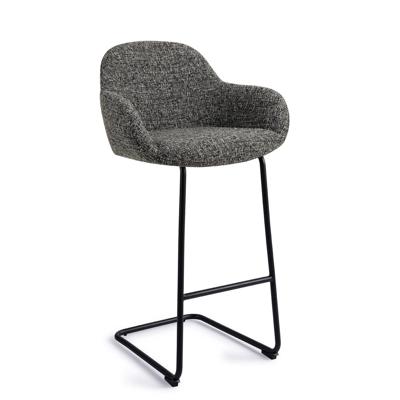 Jesper Home Barkruk 'Kushi' Arch Black, kleur Skyfall (zithoogte 78cm)