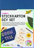 Borduurset folia 10 borduurkaarten garen naalden - thumbnail