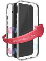 Black Rock 360° Glass Cover for Apple iPhone 12/12 Pro Silver - thumbnail