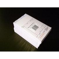 Kassablok met doorslag + nummer met carbon en rekenkolommen 10 stuks - thumbnail