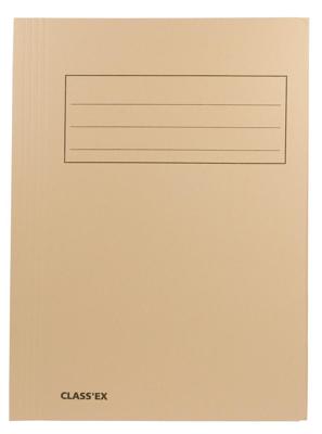 Class&apos;ex dossiermap, 3 kleppen ft 23,7 x 34,7 cm (voor ft folio), gems