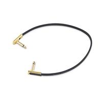 RockBoard Gold Series Flat Patch Cable zwart 30 cm - thumbnail
