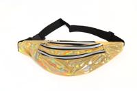 Buideltasje goud ruit - thumbnail