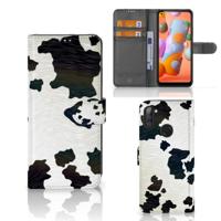 Samsung Galaxy M11 | A11 | Telefoonhoesje | Met pasjeshouder | Koeienvlekken - thumbnail