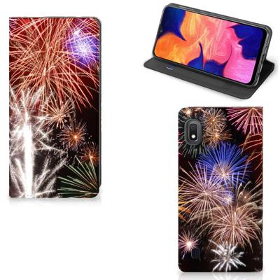Samsung Galaxy A10 Hippe | Standcase | Vuurwerk