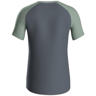 JAKO 6124 T-Shirt Iconic - Anthra Light/Mintgroen/Zachtgrijs - S