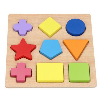 Houten Vormenpuzzel, 9st.