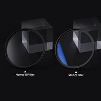 K&F Concept UV filter met multi layer coating 72mm slim design - thumbnail