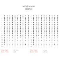 METO Prijsapparaat Classic M Aantal drukregels: 2 Grijs - thumbnail
