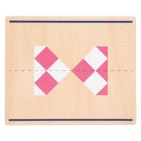 Small Foot houten symmetriespel met spiegel educatief - thumbnail