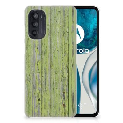 Motorola Moto G52/G82 | Bumper Hoesje | Green Wood Motorola Moto G52/G82 | Bumper Hoesje | Green Wood