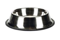 Hondenvoerbak rvs met antisliprand 25.5 cm - thumbnail