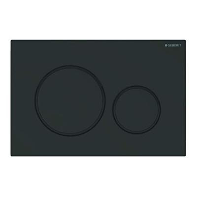 Bedieningsplaat Geberit Sigma 20 2-Toets Spoeling Easy-To-Clean Mat Zwart Bedieningsplaat Geberit Sigma 20 2-Toets Spoeling Easy-To-Clean Mat Zwart