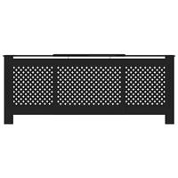 Radiatorombouw 205 cm MDF zwart - thumbnail