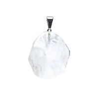 Edelsteen Hanger Bergkristal Fantasievorm (3 cm) - thumbnail