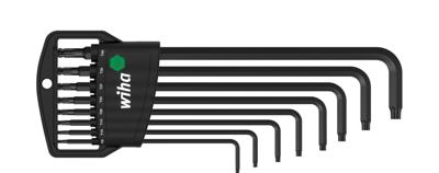 Wiha Stiftsleutelset | in Classic houder | TORX® | kogelkop | 9-delig | chemisch gezwart | in blister - 32395 - 32395 Wiha Stiftsleutelset | in Classic houder | TORX® | kogelkop | 9-delig | chemisch gezwart | in blister - 32395 - 32395