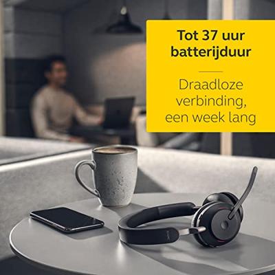 Hoofdtelefoon met microfoon Jabra 26599-989-899 65 W Zwart - thumbnail