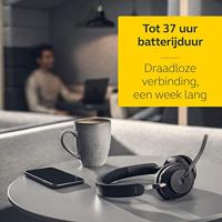 Jabra 26599-989-999 hoofdtelefoon/headset Draadloos Hoofdband Kantoor/callcenter USB Type-A Bluetooth Zwart - thumbnail