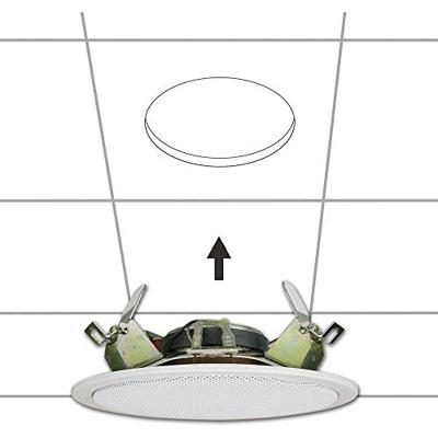 Renkforce SPE-178WT PA-inbouwluidspreker 40 W 100 V Wit 1 stuk(s)