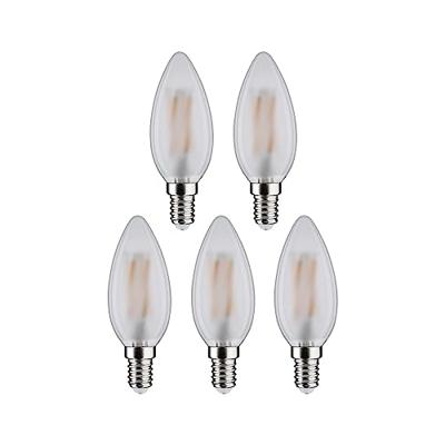 Paulmann 29095 LED-lamp Energielabel F (A - G) E14 Kaars 4.8 W Warmwit (Ø x h) 35 mm x 98 mm Filament / Retro-LED 5 stuk(s)