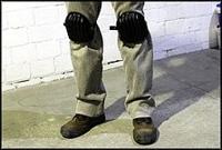 Leipold Doehle 2485 Kunststof kniebeschermer EN 14404 DIN 14404 Kwaliteitsniveau: 0 Zwart 2 stuk(s) - thumbnail