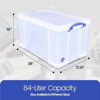 Opbergbox really useful 84liter 710x440x380mm Opbergbox really useful 84liter 710x440x380mm